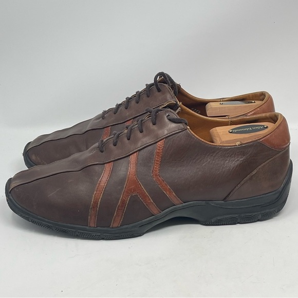 Allen Edmonds Traveler Shoes Mens 11.5D Brown Leather Bicycle Toe Casual Driving main image 6